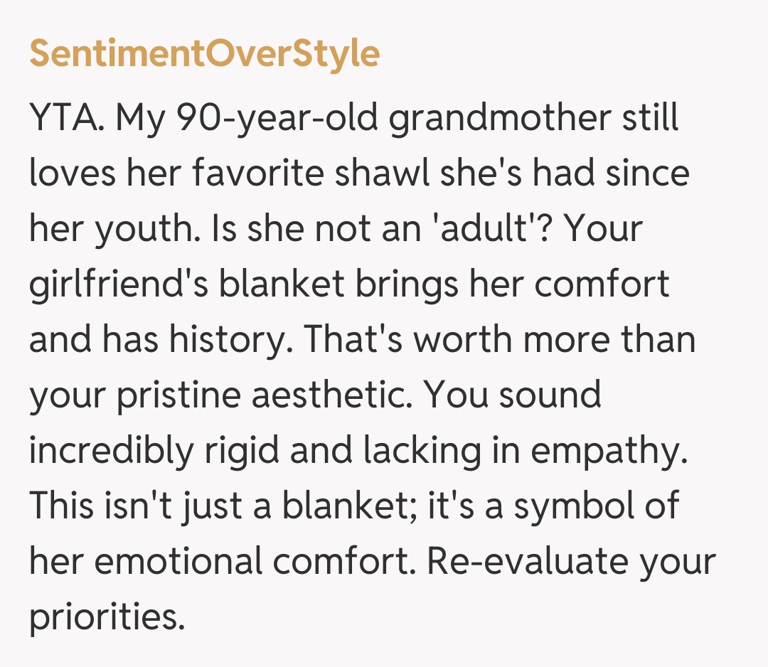 Comentariu de la SentimentOverStyle