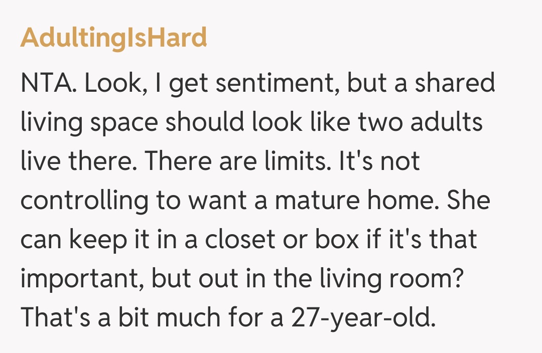 Comentariu de la AdultingIsHard