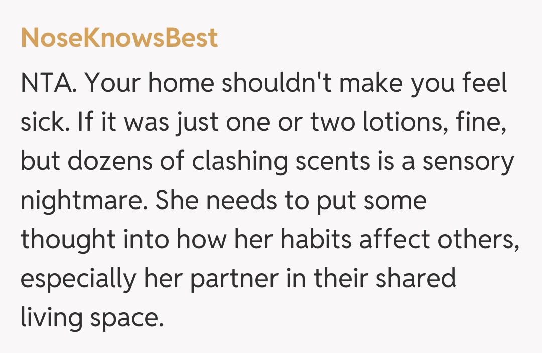 Comentariu de la NoseKnowsBest