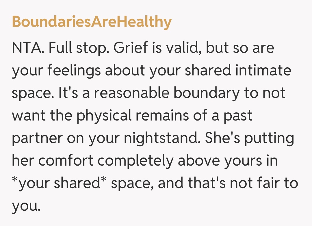 Comentariu de la BoundariesAreHealthy