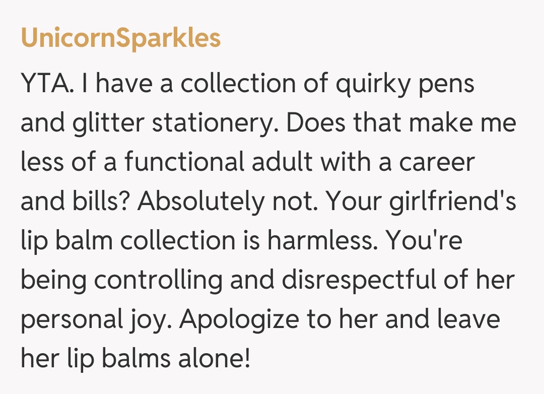 Comentariu de la UnicornSparkles