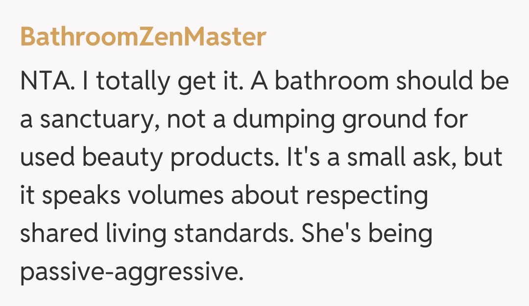 Comentariu de la BathroomZenMaster