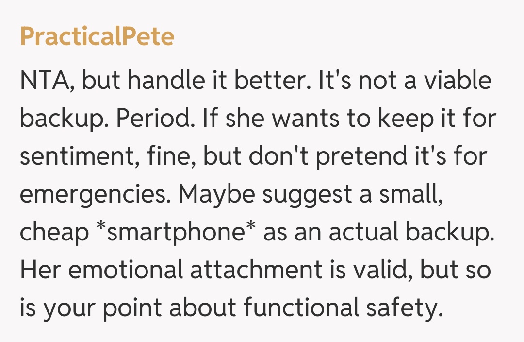 Comentariu de la PracticalPete