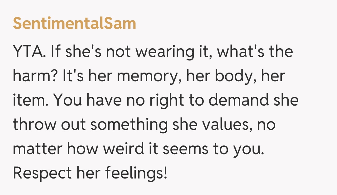 Comentariu de la SentimentalSam