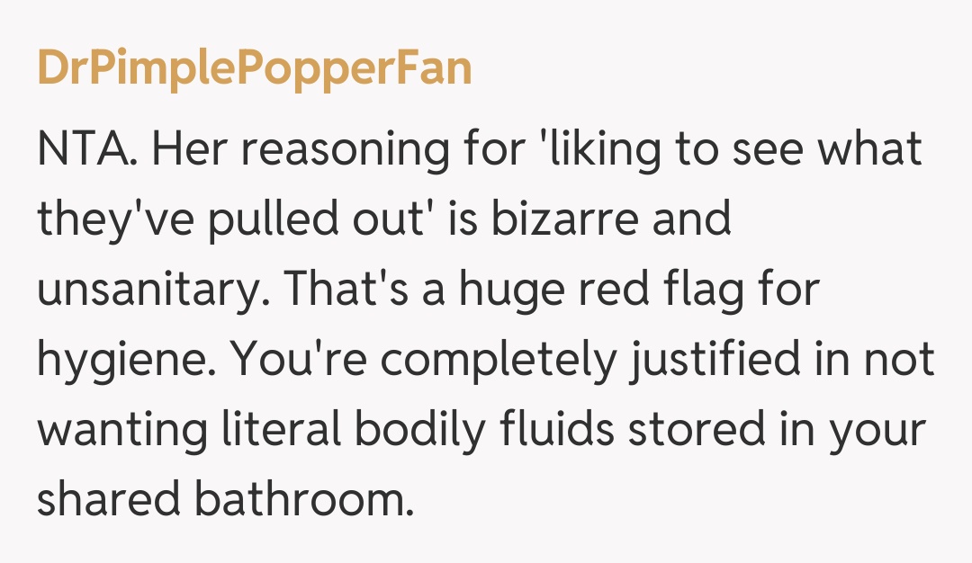 Comentariu de la DrPimplePopperFan