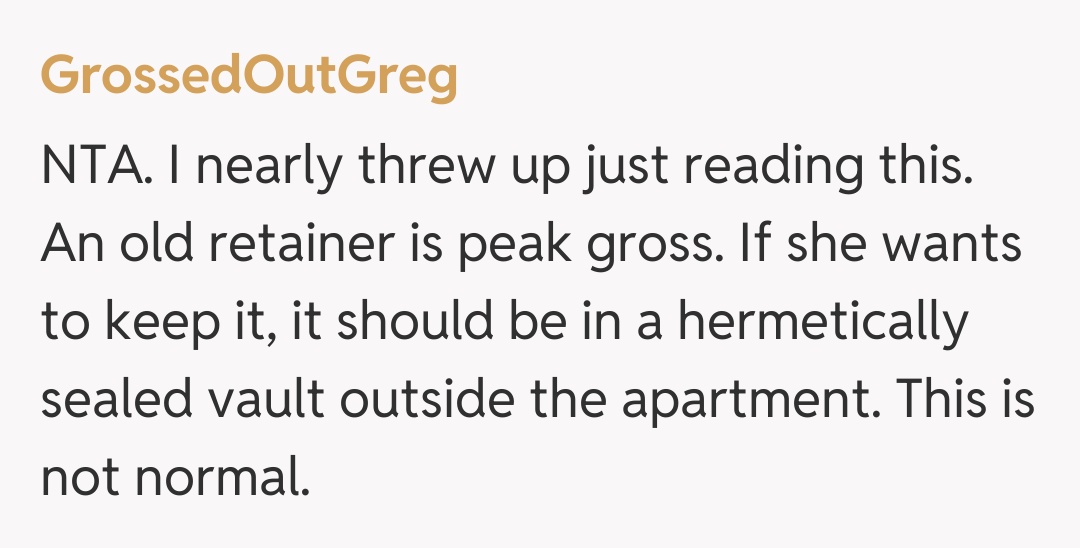 Comentariu de la GrossedOutGreg
