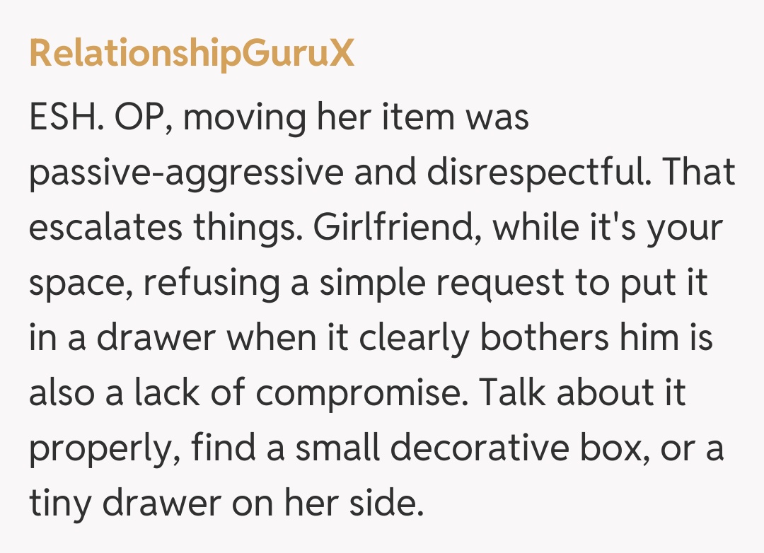 Comentariu de la RelationshipGuruX