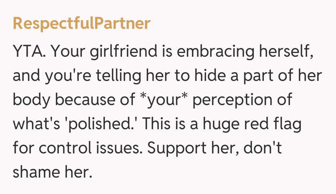 Comentariu de la RespectfulPartner