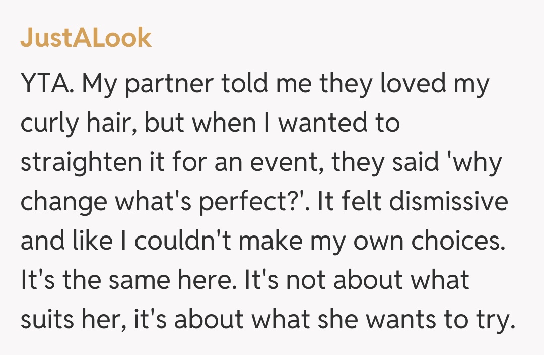 Comentariu de la JustALook