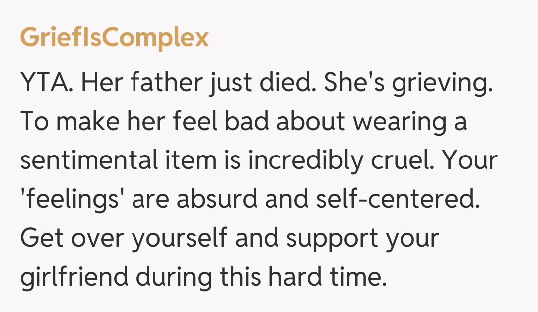 Comentariu de la GriefIsComplex