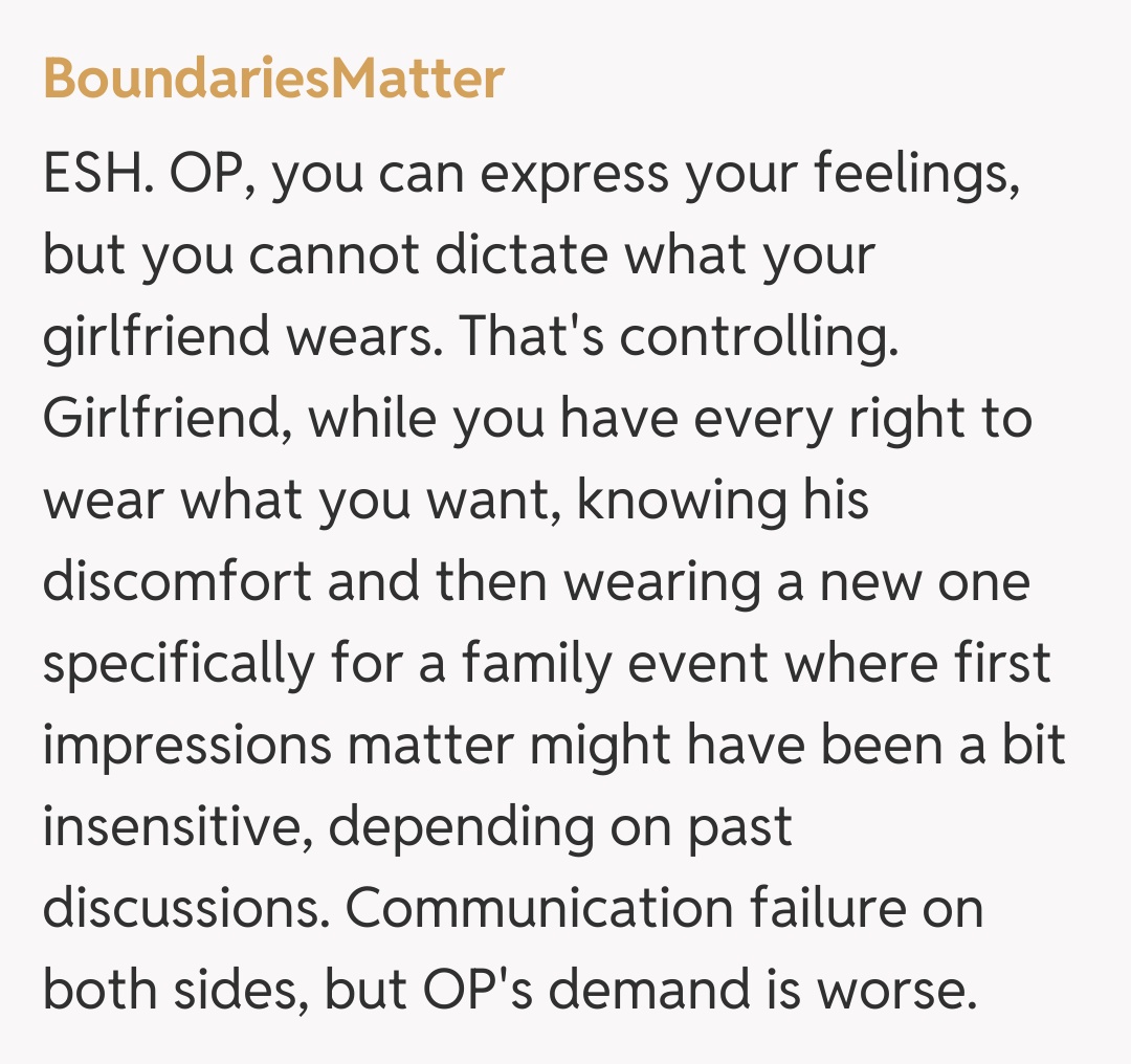 Comentariu de la BoundariesMatter