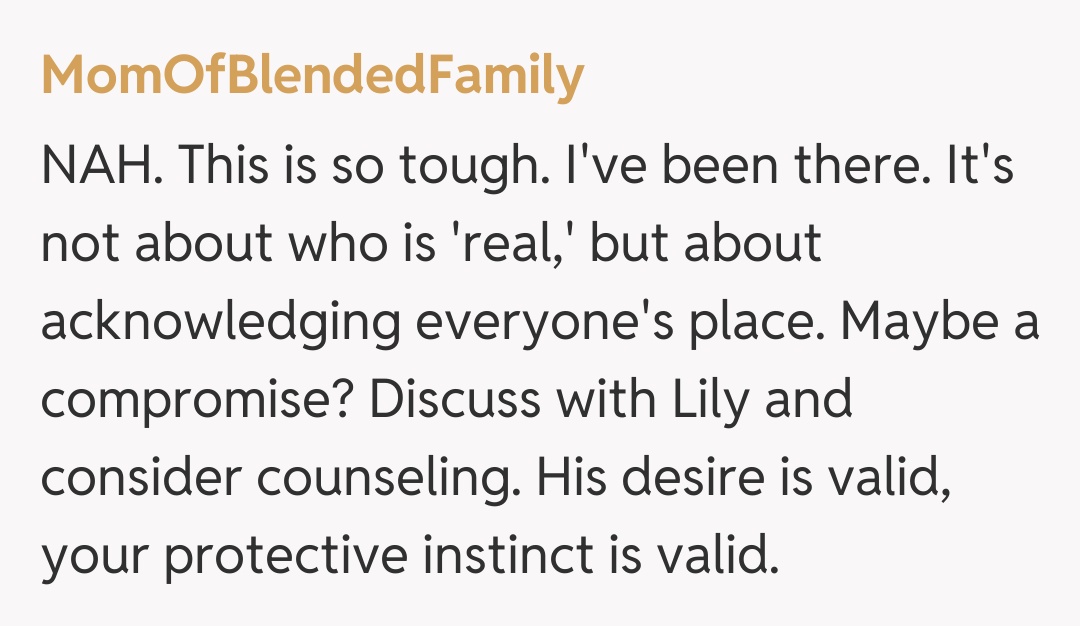 Comentariu de la MomOfBlendedFamily