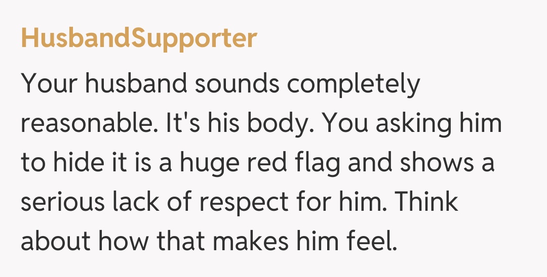 Comentariu de la HusbandSupporter