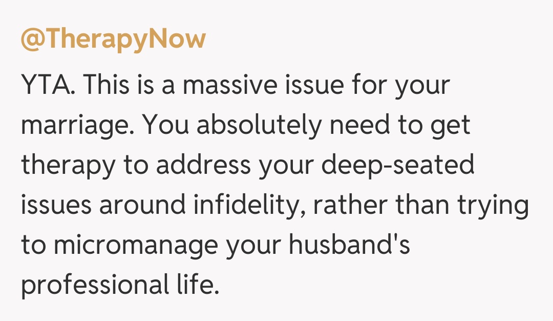 Comentariu de la @TherapyNow