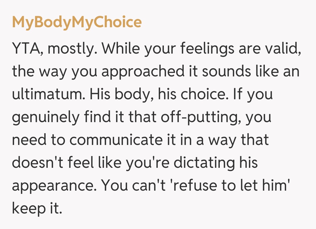 Comentariu de la MyBodyMyChoice