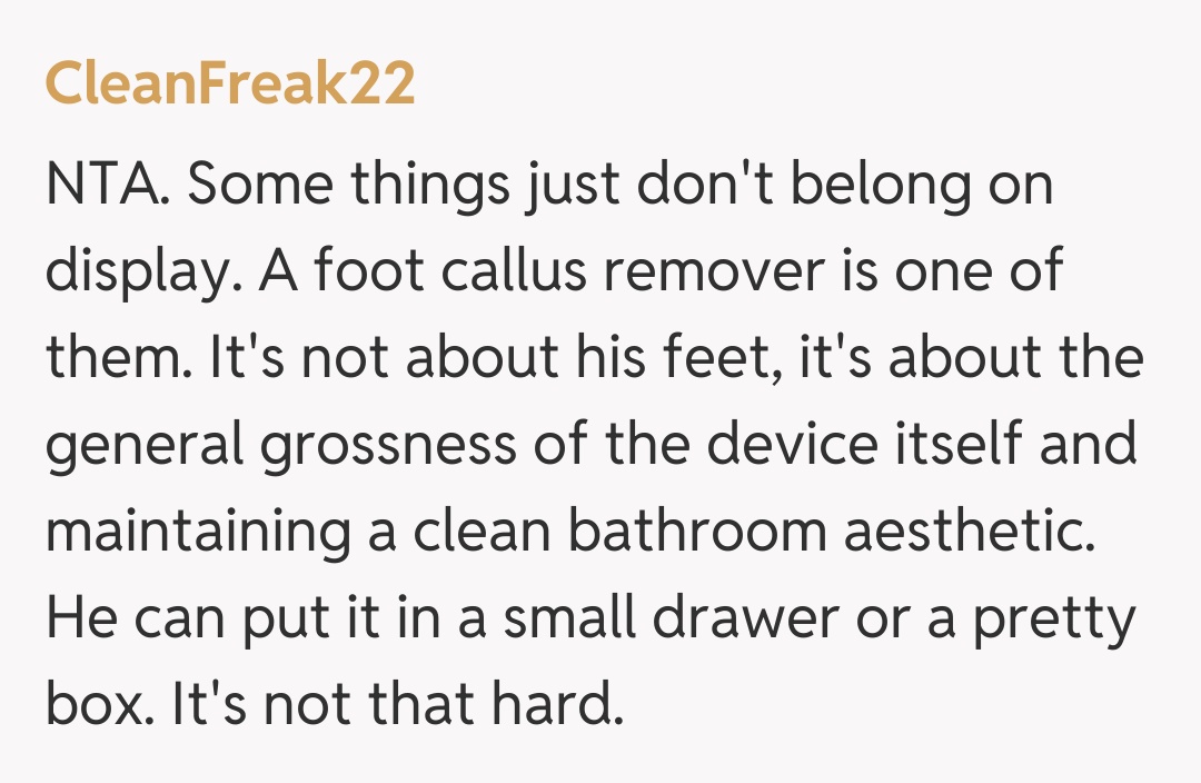 Comentariu de la CleanFreak22