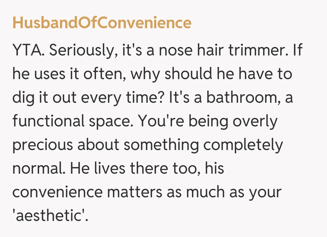 Comentariu de la HusbandOfConvenience