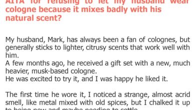 Photo of AITA for refusing to let my husband wear cologne because it mixes badly with his natural scent?