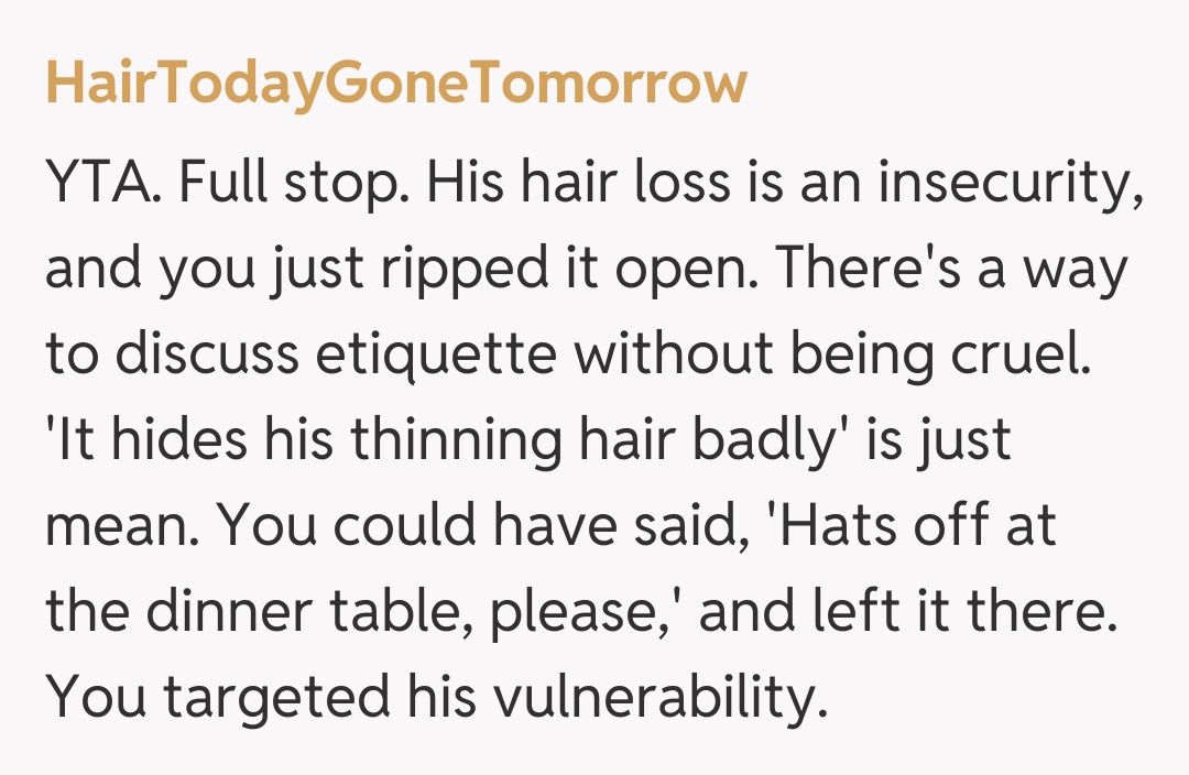 Comentariu de la HairTodayGoneTomorrow