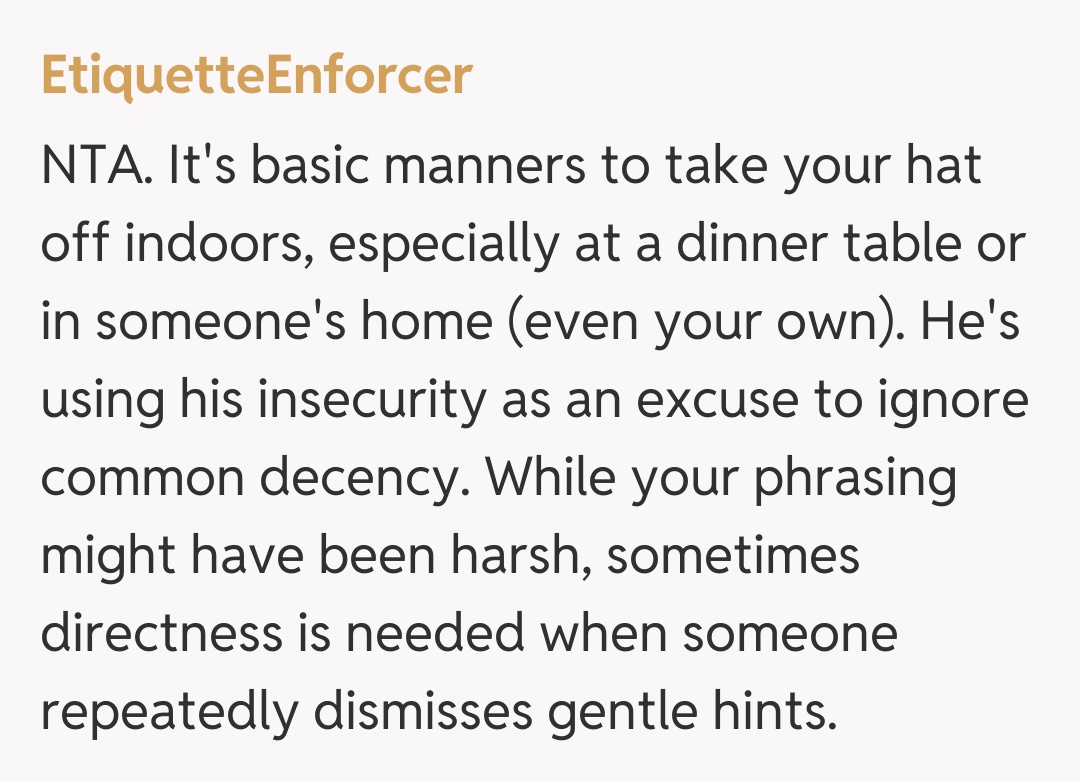 Comentariu de la EtiquetteEnforcer