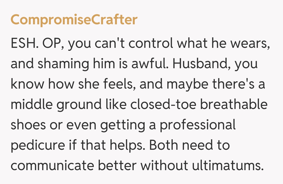 Comentariu de la CompromiseCrafter