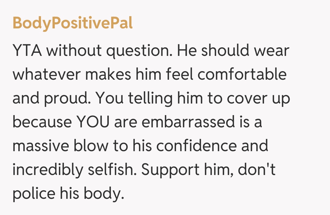 Comentariu de la BodyPositivePal