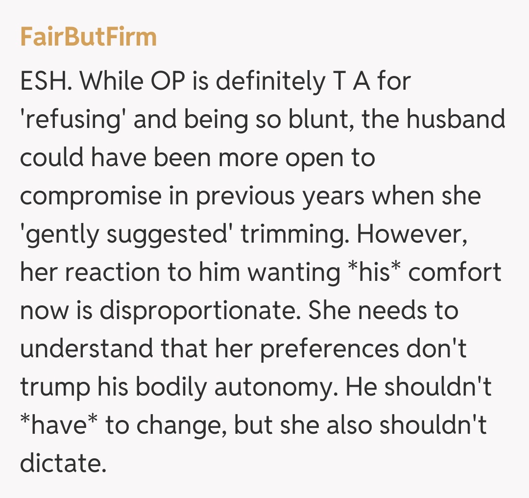 Comentariu de la FairButFirm