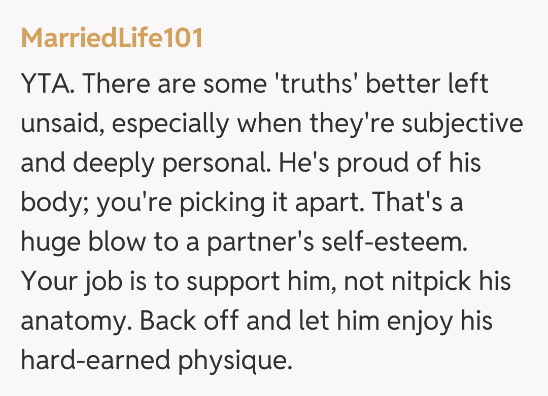 Comentariu de la MarriedLife101