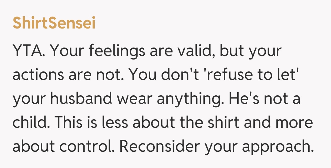 Comentariu de la ShirtSensei