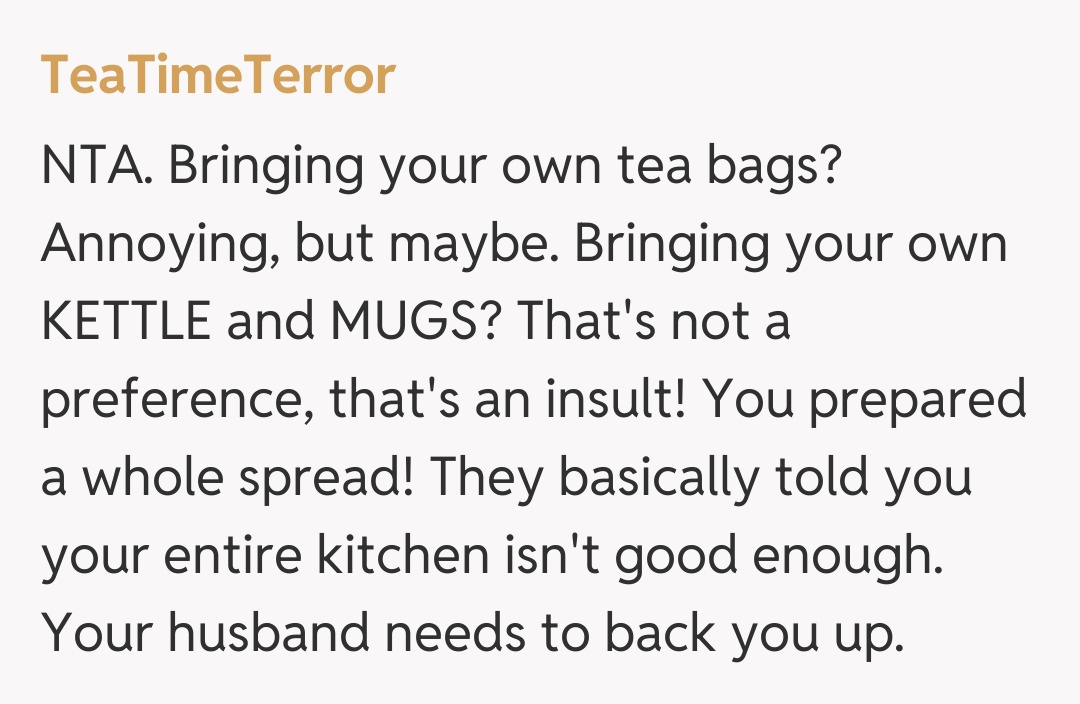 Comentariu de la TeaTimeTerror