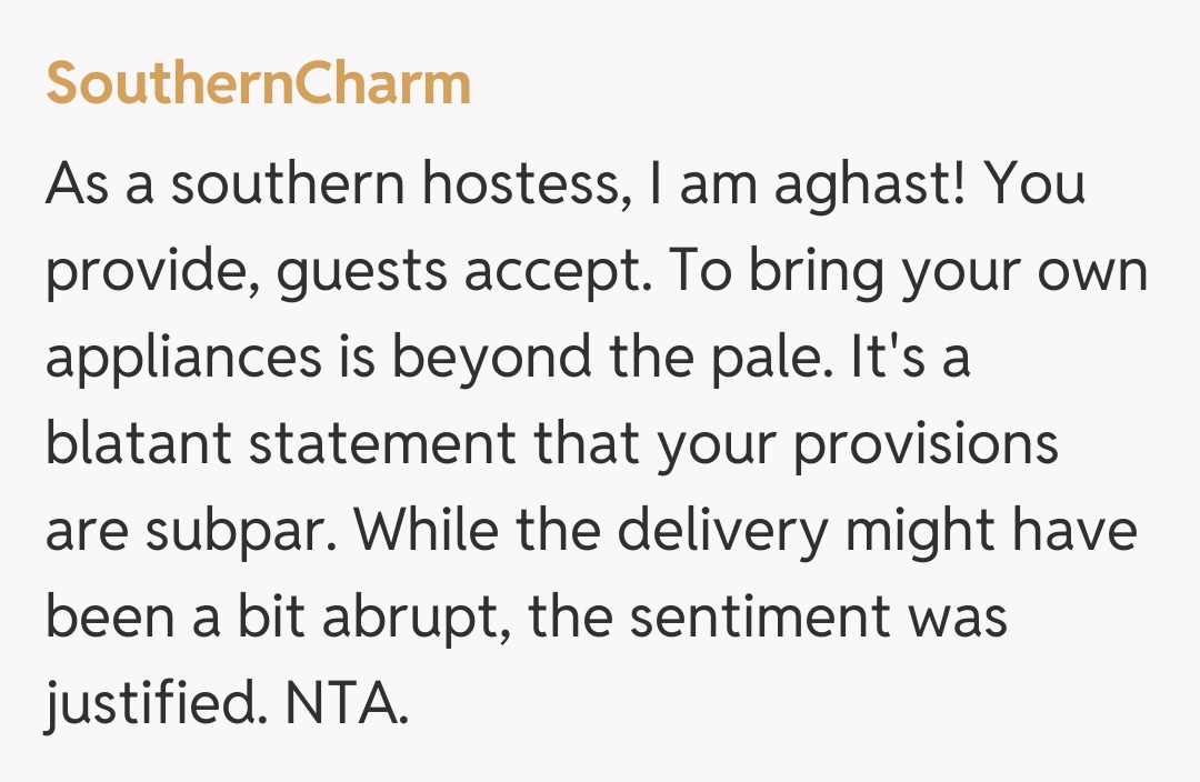 Comentariu de la SouthernCharm