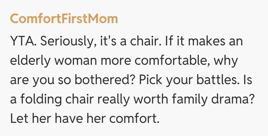 Comentariu de la ComfortFirstMom