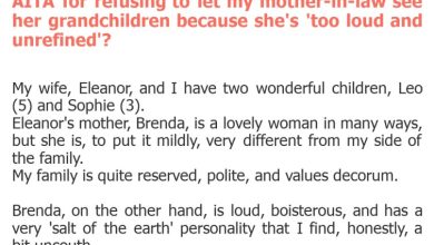 Photo of AITA for refusing to let my mother-in-law see her grandchildren because she’s ‘too loud and unrefined’?