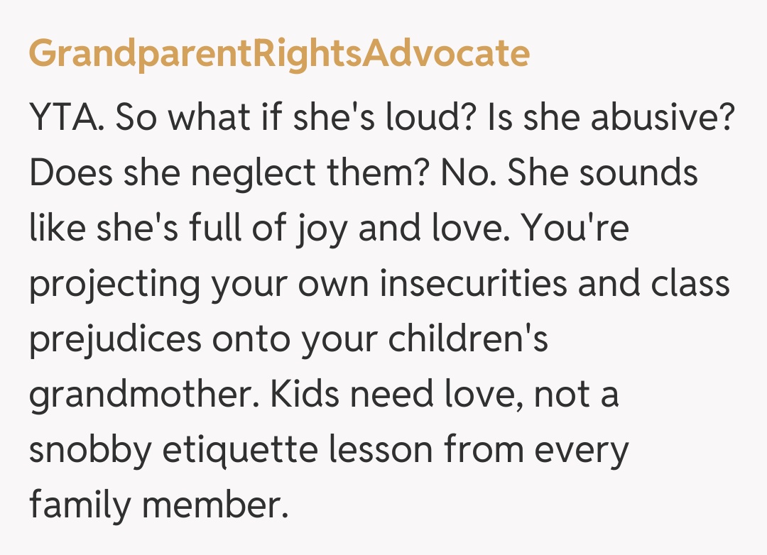 Comentariu de la GrandparentRightsAdvocate