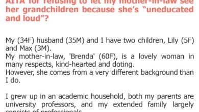 Photo of AITA for refusing to let my mother-in-law see her grandchildren because she’s “uneducated and loud”?