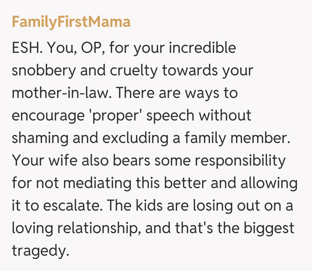 Comentariu de la FamilyFirstMama