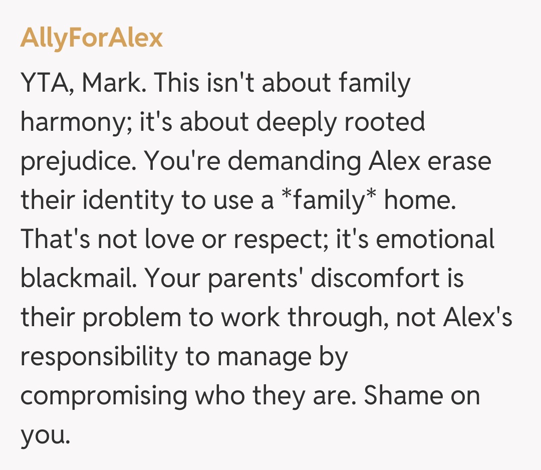 Comentariu de la AllyForAlex