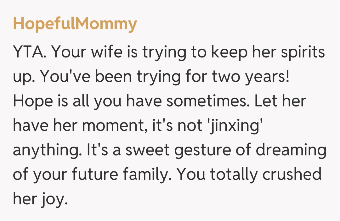 Comentariu de la HopefulMommy