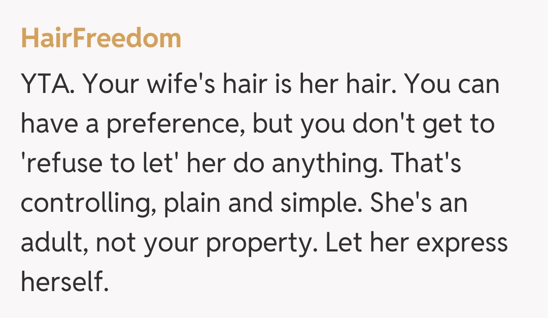 Comentariu de la HairFreedom