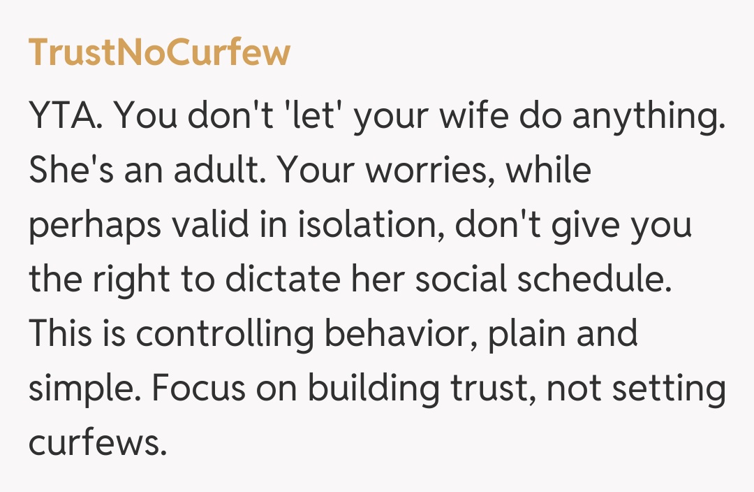 Comentariu de la TrustNoCurfew