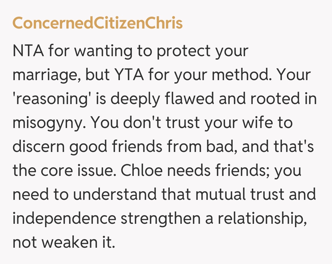 Comentariu de la ConcernedCitizenChris