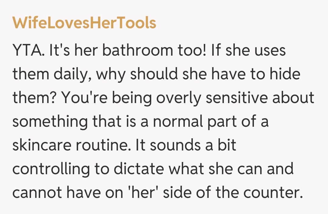 Comentariu de la WifeLovesHerTools