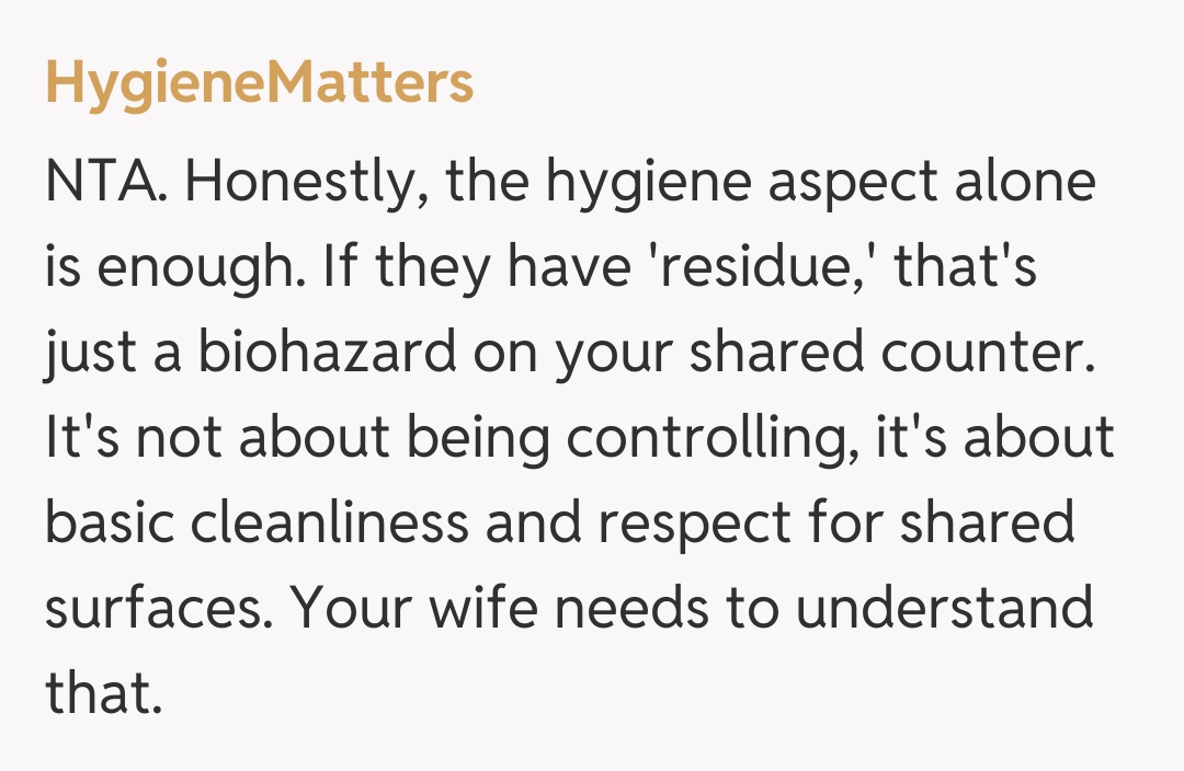 Comentariu de la HygieneMatters