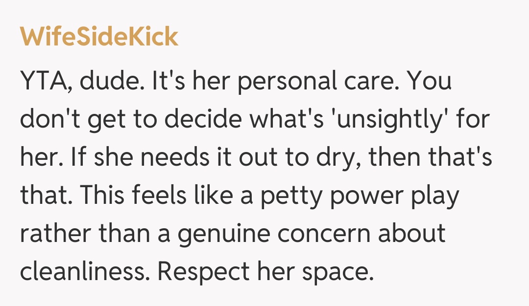 Comentariu de la WifeSideKick