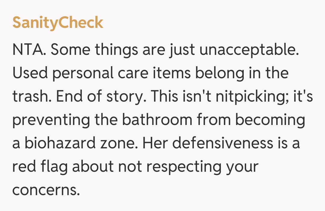 Comentariu de la SanityCheck