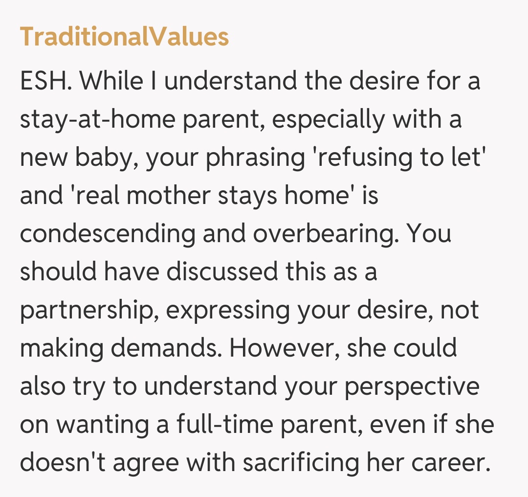 Comentariu de la TraditionalValues