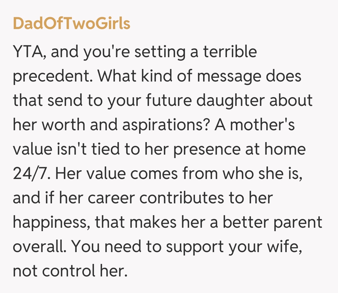 Comentariu de la DadOfTwoGirls