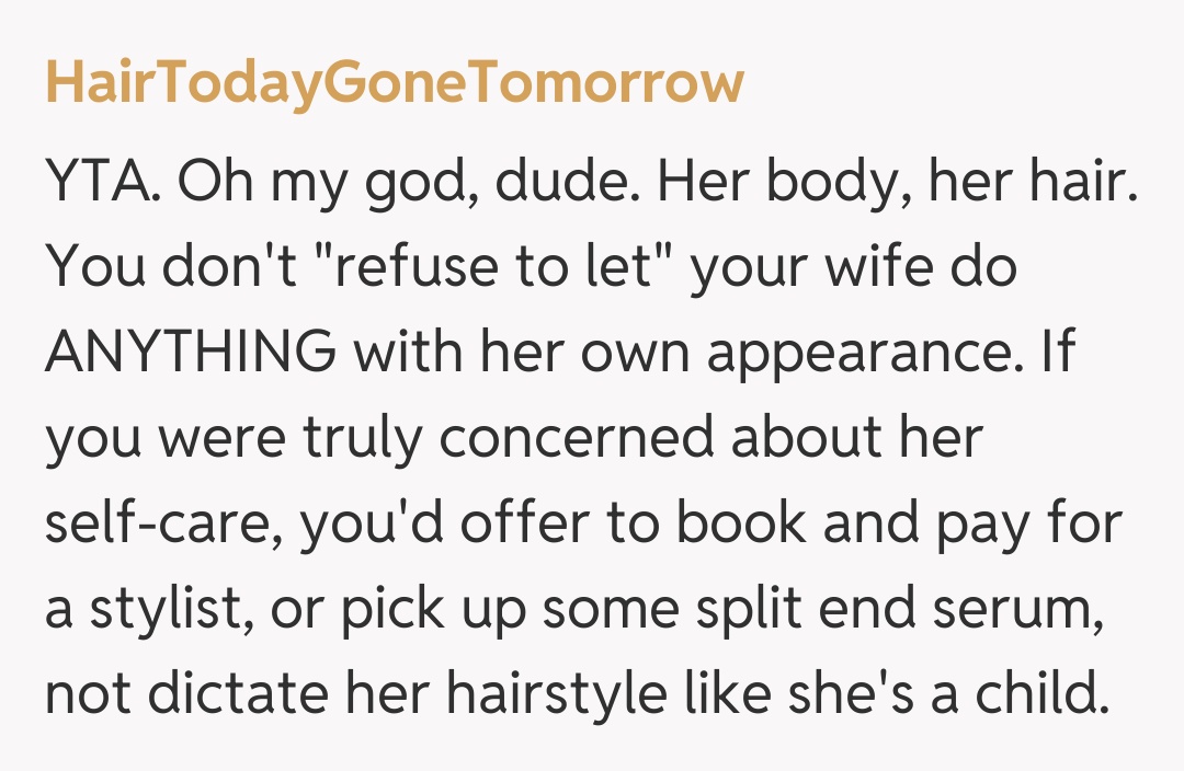 Comentariu de la HairTodayGoneTomorrow