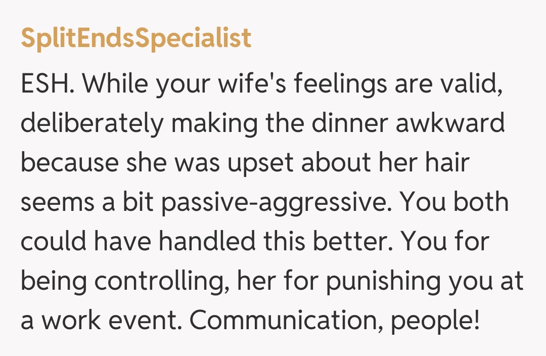 Comentariu de la SplitEndsSpecialist