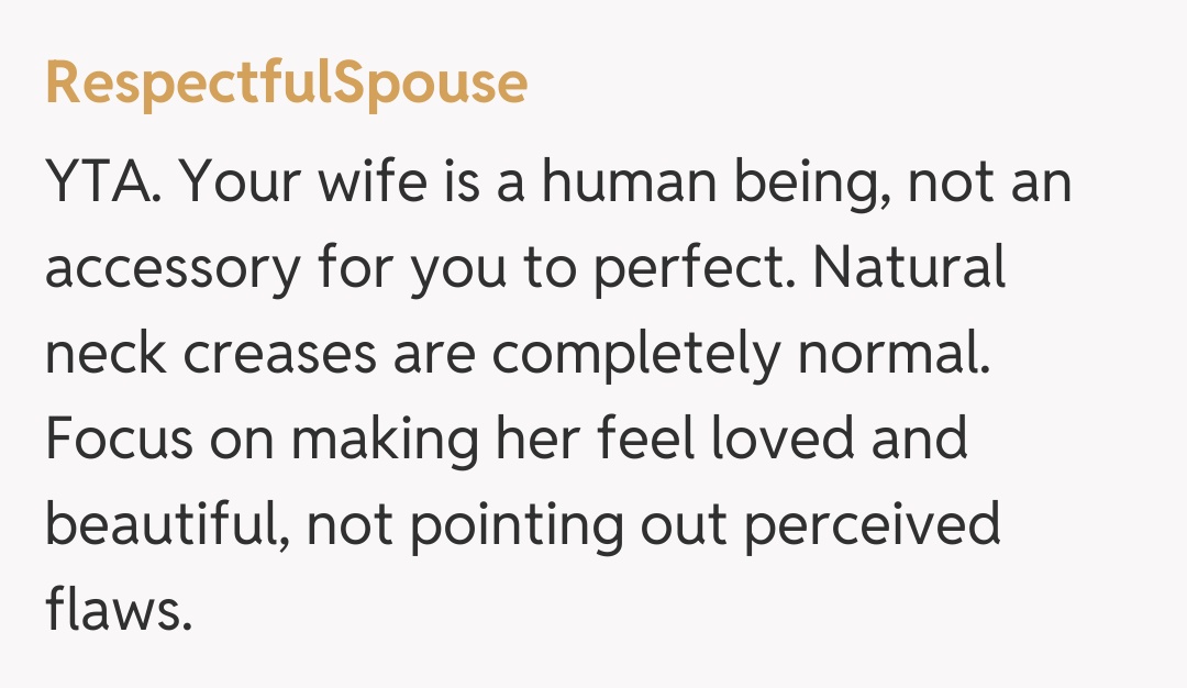 Comentariu de la RespectfulSpouse